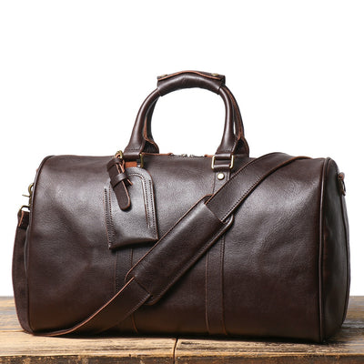 Bolsa Crossbody de Cuero Genuino para Hombre - Gym y Viajes - Image 38