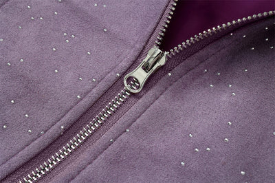 Chaqueta de Trabajo Estrellado con Costuras Reforzadas y Detalles Perforados - Image 9