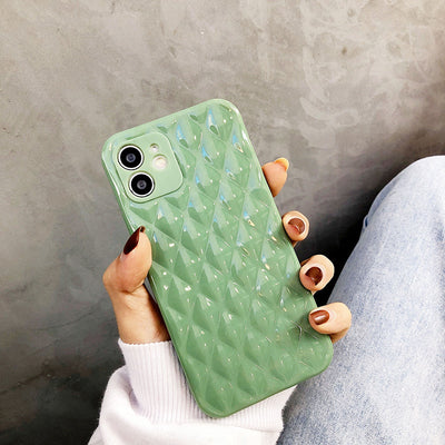 Funda Protectora TPU Brillo Diseño Rombo - Carcasa Suave y Resistente - Image 12