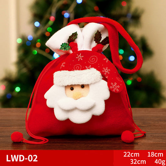 Bolsa de Regalo Navideña Portátil con Acabado Satinado - Image 28