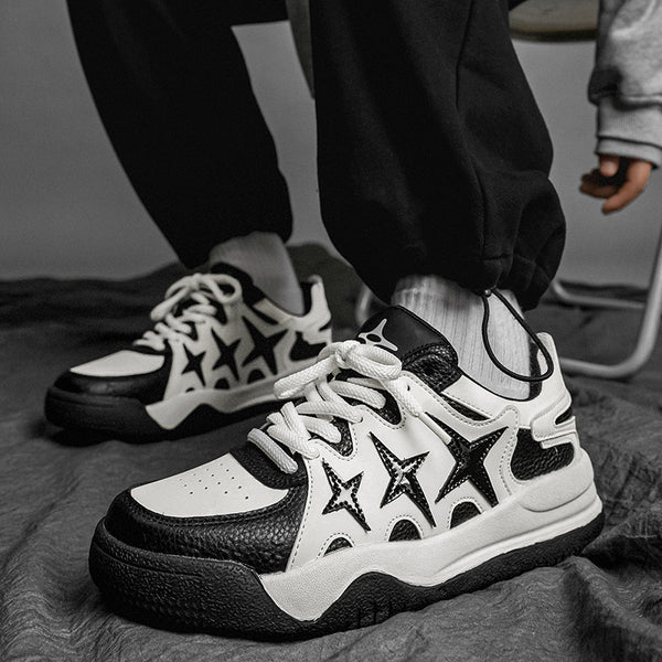 Zapatos Casuales Transpirables con Diseño Trendy de Estrellas para Hombre