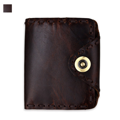 Billetera de Cuero Genuino Primera Capa para Hombre - Estilo Vintage - Image 6