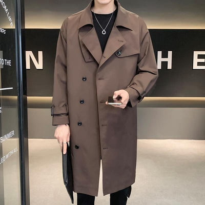 Gabardina Clásica para Hombre Primavera Otoño Elegancia Sofisticada - Image 8
