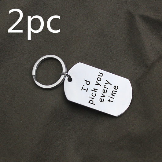 Llavero de Acero Titanio Inoxidable Personalizable - Regalo Navideño Premium - Image 6