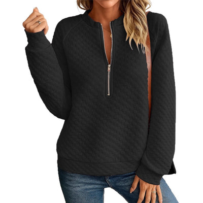 Blusa Multicolor con Cuello Parado y Manga Larga para Mujer - Image 5