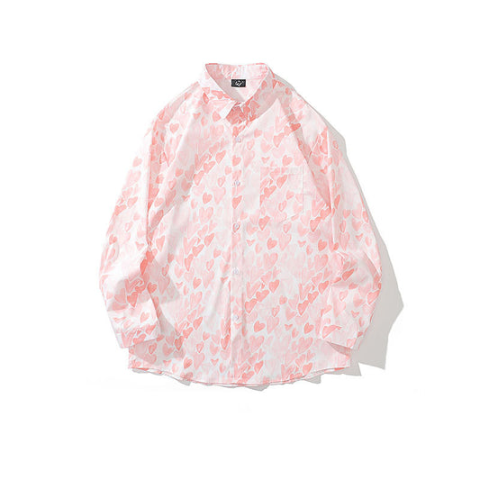 Playera de Manga Larga Unisex con Estampado Love Graffiti