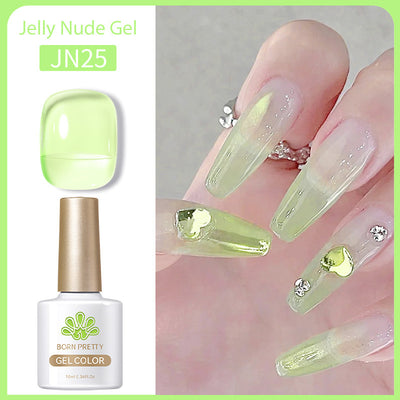 Esmalte de Uñas Gel UV Transparente Efecto Gelatina Fotocurable - Image 30