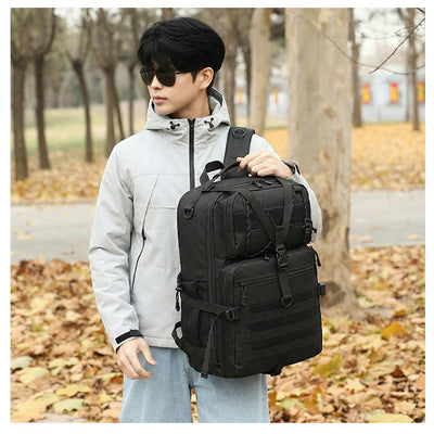 Mochila de Viaje Impermeable Multifuncional para Hombre - Image 13