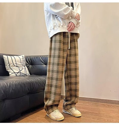 Pantalones Casuales Rectos Holgados con Caída Fluida - Image 11