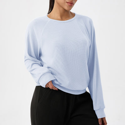 Blusa Deportiva Holgada de Manga Larga para Mujer - Image 4