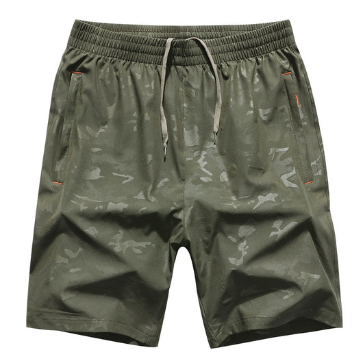 Pantalones Casuales Talla Grande Camuflaje de Secado Rápido para Verano - Image 4