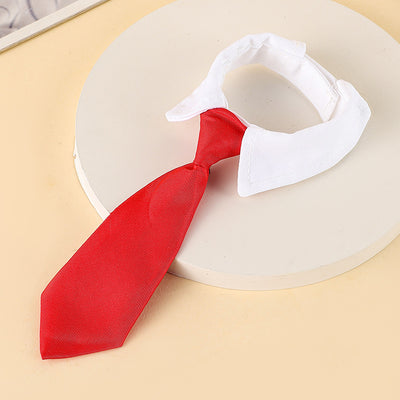 Corbata Navideña Ajustable para Mascotas con Patrón de Copos de Nieve - Image 15