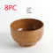 Wooden Bowl 4 Piezas 15 Cm