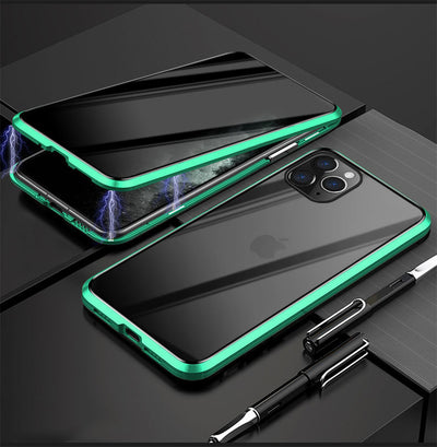 Funda Magnética Anti-Espías para iPhone 12 con Marco de Metal - Image 14