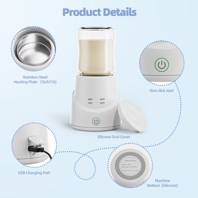 Calentador de Leche Inteligente con Carga Rápida y Control Inalámbrico - Image 12