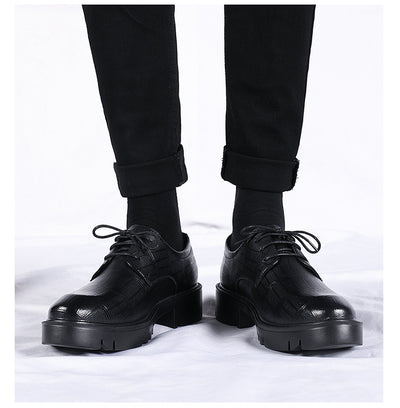 Zapatos Formales de Cuero con Aumento de Altura 10cm - Elegancia y Confianza - Image 18