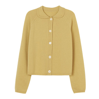 Cardigan Tejido Blanco Cuello Solapa Oversized - Image 23