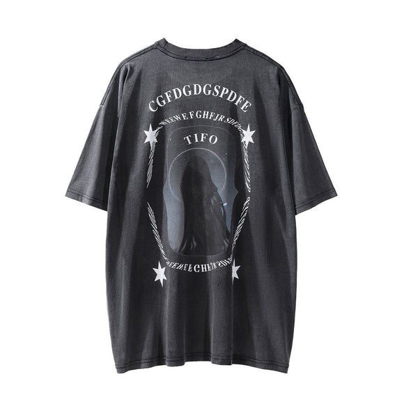 Camiseta Estampada Americana para Hombre