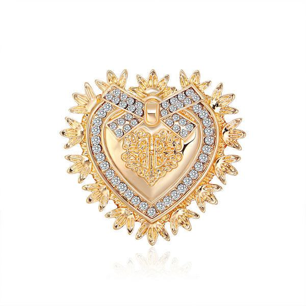 Broche de Aleación con Cristales Amor - Image 4