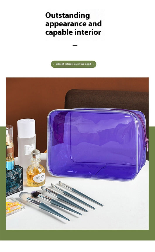 Bolsa Cosmética Transparente de Gran Capacidad - Organizador Versátil - Image 12
