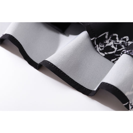Camisa Suelta Estampada de Manga Corta Unisex - Image 3
