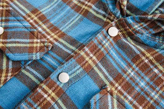 Camisa Cuadros Suelta con Capucha - Cardigan Retro Casual Europeo - Image 16