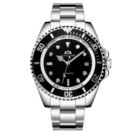 Reloj Automático Mecánico Luminoso de Acero Inoxidable con Esfera Multicolor - Image 7