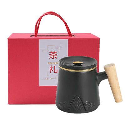 Taza Cerámica Zhoushan con Filtro Separador y Tapa - Image 12