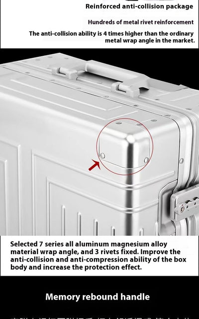 Maleta de Viaje Premium en Aluminio y Magnesio con Ruedas Giratorias Universales - Image 14