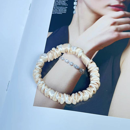 Anillo Elástico de Seda para Cabello - Suave sin Marcas - Image 25