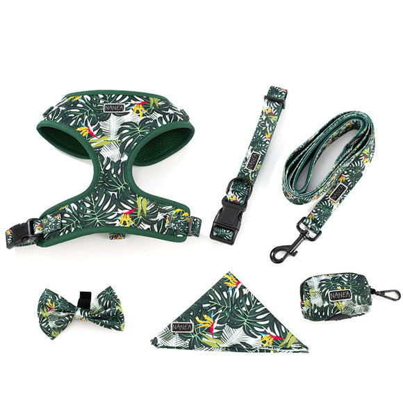 Arnés Ajustable para Perro con Cuerda de Tracción