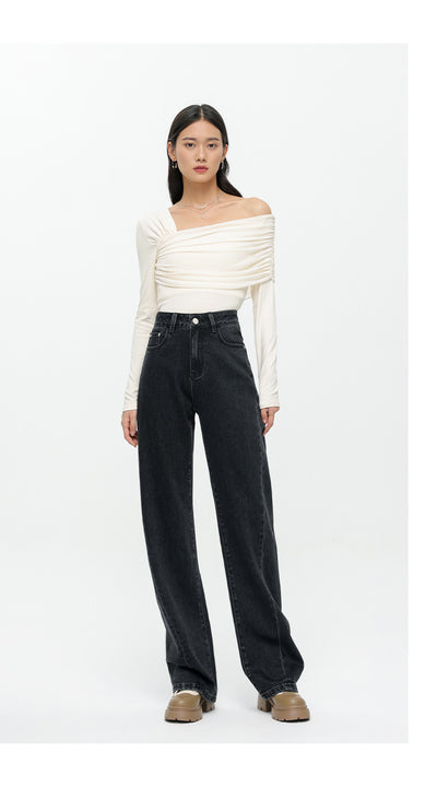 Jeans Bicolor Negro y Gris para Mujer - Estilo Versátil - Image 9