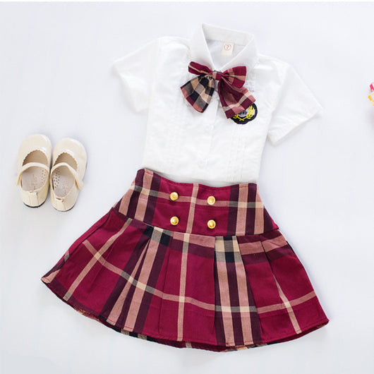 Conjunto Infantil Elegante: Blusa y Falda Dos Piezas - Image 18