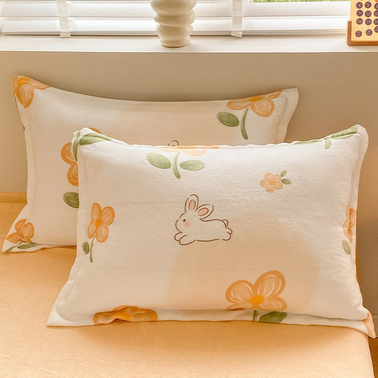Juego de Cama Invierno Franela Coral 4 Piezas - Funda Nórdica y Sábanas Gruesas - Image 54