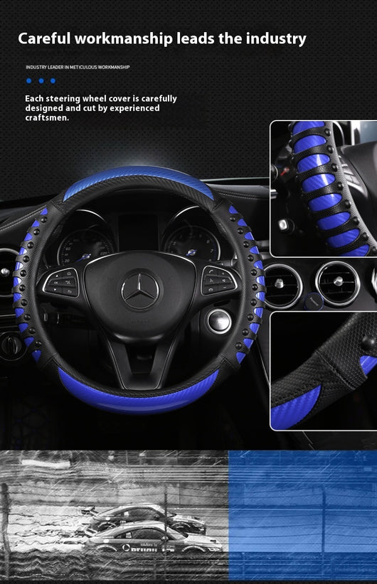 Funda de Volante de Cuero y Silicona para Todas las Estaciones - Image 22