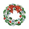 Bow tie wreath brooch Plateado