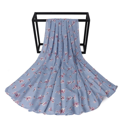 Pañuelo Estampado Chifón Malayo Indonesio para Mujer - Image 15