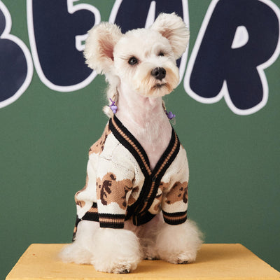 Suéter Preppy a Rayas para Perros y Gatos - Chaleco V-Neck Cálido de Invierno - Image 13