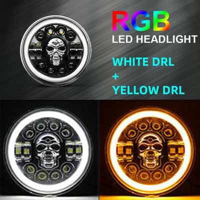 Faro LED Calavera 7 Pulgadas para Modificaciones Off-Road - Image 11