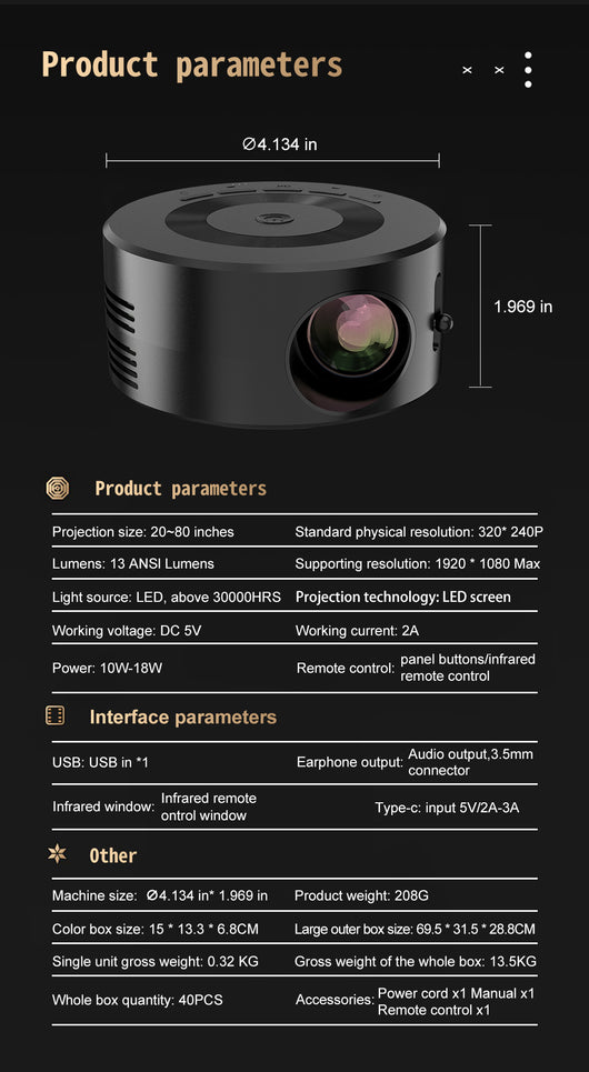Proyector Portátil Mini - Cine en tu Bolsillo - Image 20