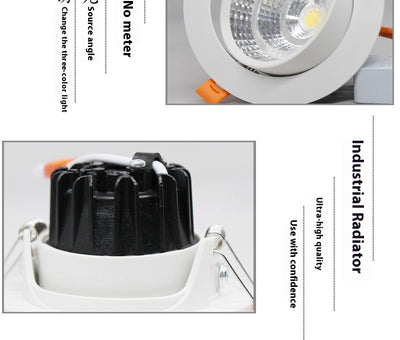 Foco Downlight LED COB Profesional para Techo 75mm - Image 9