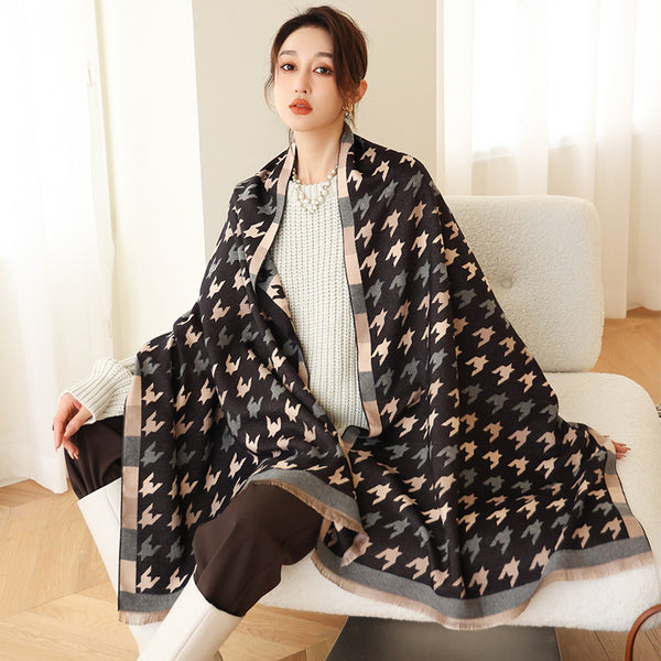 Chal Grueso Premium de Moda y Abrigo Elegante