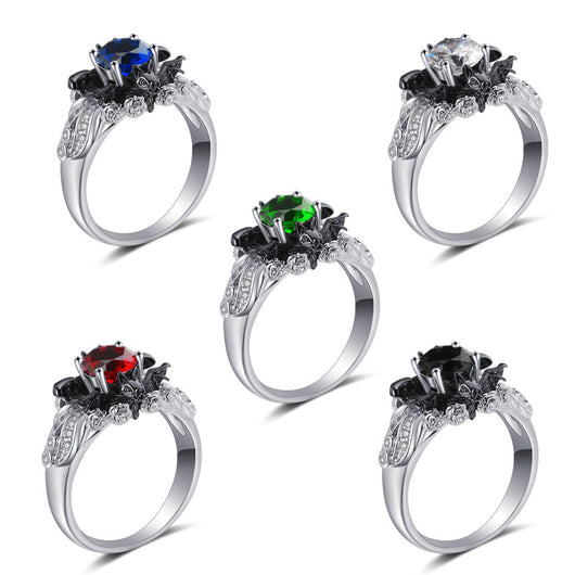 Anillo Separador de Colores Bat - Chapado Europeo Americano - Image 10