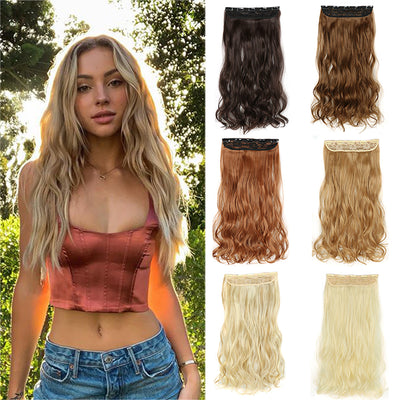 Extensiones de Cabello Ondulado Largo Voluminoso - Efecto Natural Sin Rastro - Image 58