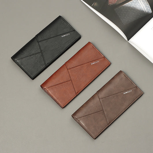 Billetera Multifuncional para Hombre con Protección Antirrobo y Costura de Diseño - Image 8