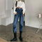 Jeans Cintura Alta Mujer Sueltos Versátiles