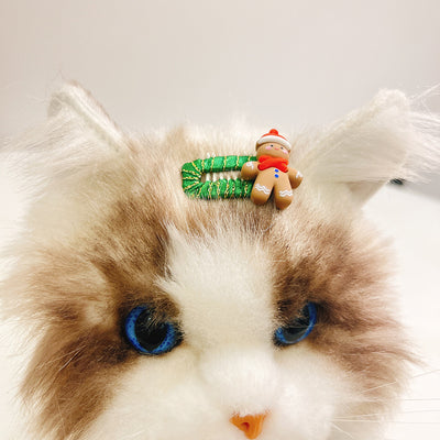 Accesorios Navideños para Mascotas - Diademas y Pasadores Temáticos - Image 17