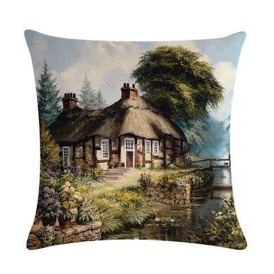 Funda de Almohada Lino Paisajes Rurales - Colección Pintura al Óleo - Image 20
