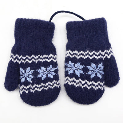 Guantes Cálidos Alpaca con Arnés para Niños - Image 12