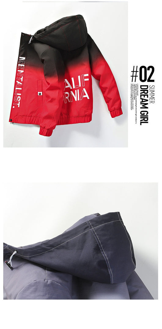 Chaqueta Ligera de Diseño Degradado para Hombre - Image 16